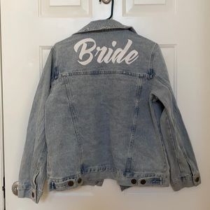 GENTLY USED BRIDE JEAN JACKET